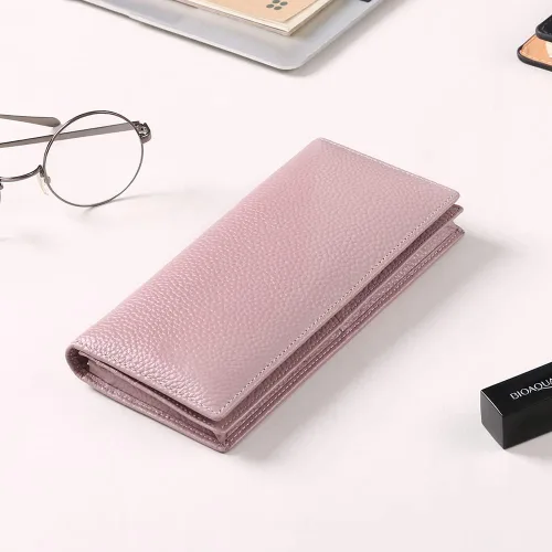 Miniatura 5 de GOIACII Carteras para mujer bloqueo RFID ultradelgadas cuero real tarjetero de crédito