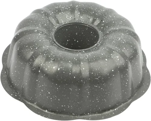 Miniatura 32 de David Burke Molde para hornear estriado de 9" - Molde para pasteles Bundt de acero al carbono - Bronce