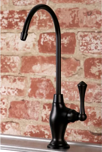 Miniatura 2 de Kingston Brass Gourmetier KS3195AL Grifo de agua mango simple para filtración, Latón / Latón antiguo, KS3195BL Oil Rubbed Bronze