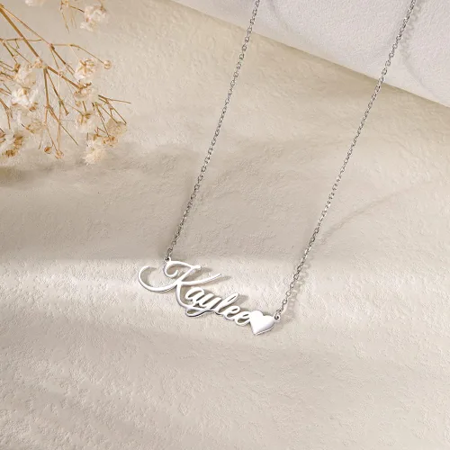 Miniatura 3 de Collar con nombre personalizado, collares de plata de ley personalizados para mujer, collares con nombre personalizados, joyería de regalo para mujer