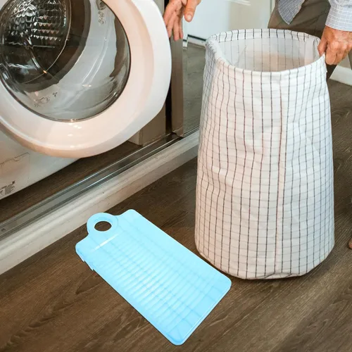 Miniatura 9 de DOITOOL Mini tabla de lavado de plástico,Lavabo de mano para lavar la ropa, pequeña tabla de lavado para niños camisas lima limpia