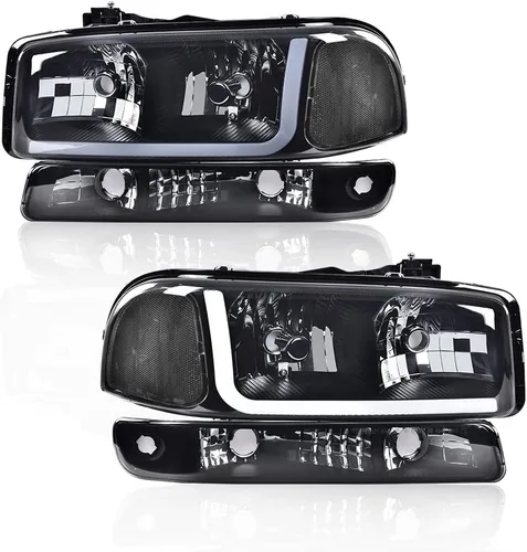 Miniatura 15 de PIT66 Conjunto de faros delanteros LED DRL compatible con Chevy Colorado GMC Canyon 2004-2012/2006 Isuzu i-280 i-350/07-08 Isuzu i-290 i-370