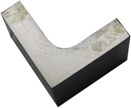 Miniatura 3 de Placa de ángulo sólido de hierro de casta, 2 "x 2" x 2 pulgadas - Alivio de estrés