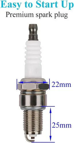 Miniatura 6 de HOODELL Kit de afinación de filtro de aire GCV160 para Honda GCV190 GC190 GC160 GX100 Motor HRC216 HRR216 HRR2169VKA HRX217 Cortacésped, reemplazar
