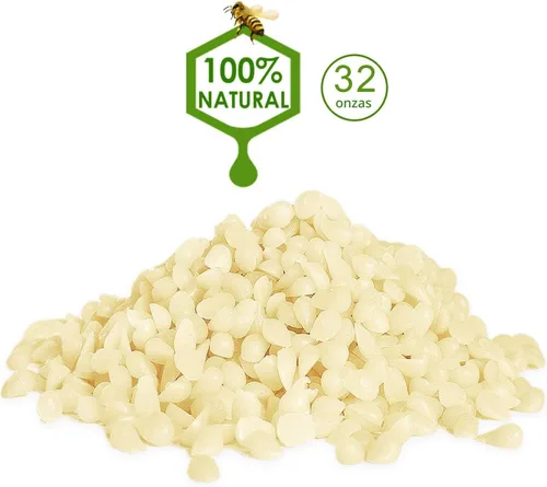 Miniatura 2 de Bolitas de cera de abeja blanca Howemon 2LB 100% Puras y Naturales Triple Filtro para Cuidado de la Piel, Cara, Cuerpo y Cabello Suministros