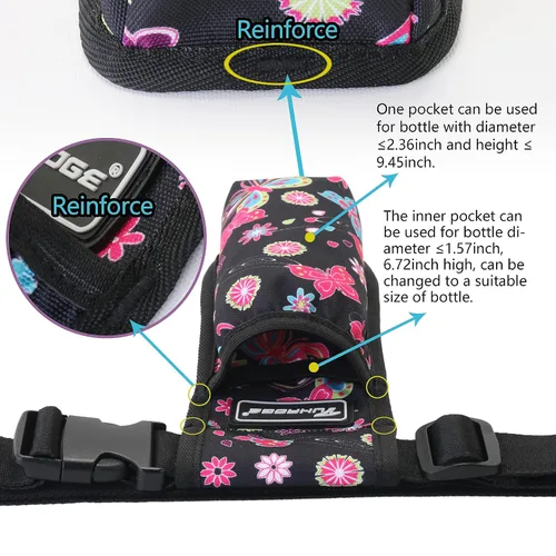 Miniatura 2 de Tuhaoge Bolsa para botella de masaje, funda de aceite de masaje, loción de loción de masaje, masajista, funda de aceite de masaje, loción de masaje