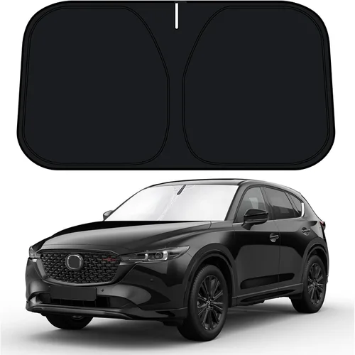 Miniatura 50 de D-Lumina Parasol para parabrisas Dodge RAM 1500 2019-2024 2025, parasol para ventana delantera, protector de visera para RAM 1500 CrewCab, camioneta