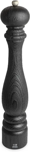 Miniatura 11 de Molinillo de pimienta de madera reciclada manual y su pimienta de comercio justo, acabado negro, 3.9 in - 4 pulgadas