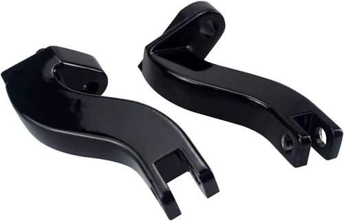 Miniatura 8 de Kit de Montaje de Reposapiés Trasero para Pasajero 10mm para Harley Touring Road King Road Glide Street Glide Electra Glide Modelos 1993-2025, Negro