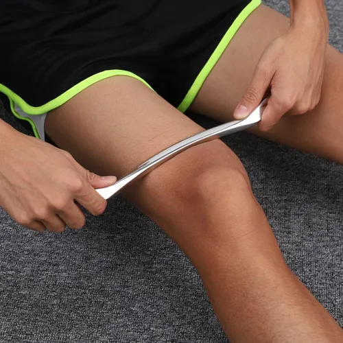 Miniatura 9 de Gua Sha - Herramienta de masaje para raspado, barra larga para músculos grandes, gran movilización de tejidos blandos, 13.5 pulgadas de largo (C)