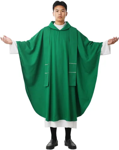 Miniatura 17 de BLESSUME Esperanza/Espíritu Iglesia Sacerdotes Sólidos Casulla Misas Vestiduras