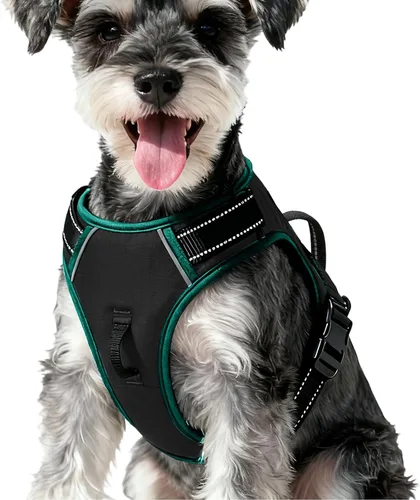 Miniatura 91 de Arnés para perro sin tirones, chaleco reflectante ajustable y acolchado para mascotas con asa de fácil control, fácil de llevar con nudo elegante