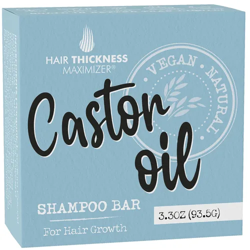 Miniatura 8 de Barra acondicionadora de aceite de ricino para el crecimiento del cabello. Ecológica, vegana, segura para el color, pH equilibrado. Barra