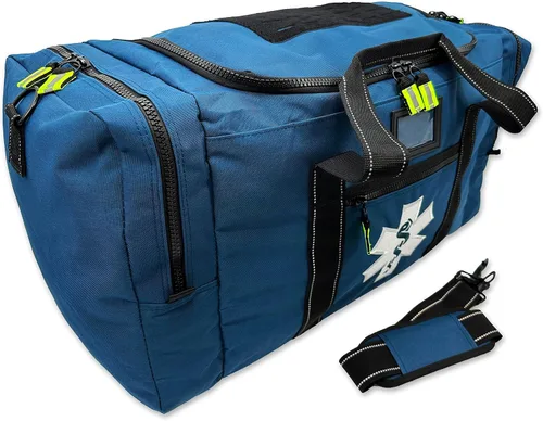 Miniatura 3 de Lightning X First Responder EMS - Bolsa de equipo de extracción de rescate médico con nombre bordado personalizado, Azul Patchwork