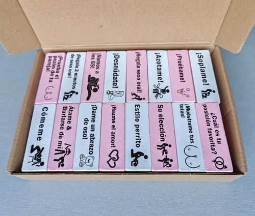 Miniatura 4 de Juego de Bloques Español para Parejas Adultas, Juego de Torre Colorida en la Cama, Actividad Divertida para Dormitorio de Esposa y Esposo