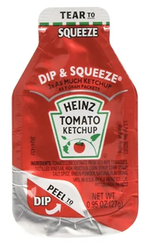 Miniatura 9 de Paquetes Heinz de ketchup de porción individual (0.3 oz por paquete, paquete de 200)