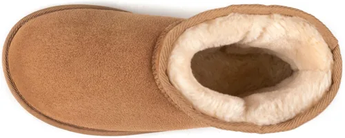 Miniatura 3 de Zizor Pantuflas cortas acogedoras para mujer, cálidas, de invierno, con forro mullido