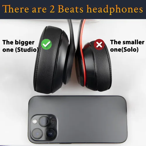 Miniatura 3 de SoloWIT Almohadillas de gel refrescante de repuesto para auriculares Beats Studio 2 y Studio 3 con cable e inalámbricos, almohadillas con espuma