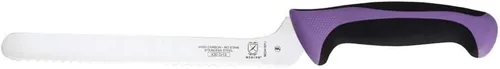 Miniatura 27 de Mercer Culinary - M23210WBH Mercer Culinary Millennia - Cuchillo para pan con borde ondulado de 10 pulgadas de ancho, color blanco