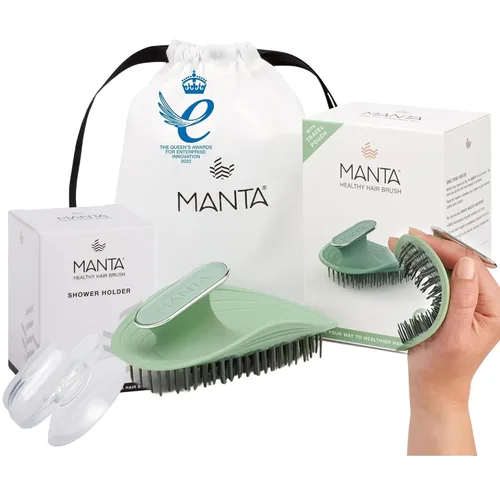Miniatura 12 de Manta Cepillo para el cabello – Cepillo para el cabello totalmente flexible – Cepillo suave que ayuda a prevenir la rotura del cabello – Masajeador