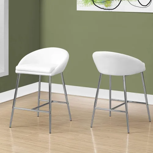 Miniatura 2 de Monarch Specialties I BARSTOOL, Blanco