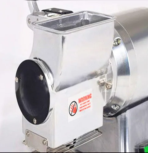 Miniatura 4 de NEWTRY Molinillo de queso comercial de 550 W, máquina de ralladores de queso eléctricos grandes, máquina portátil de acero inoxidable para queso
