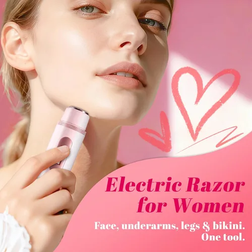 Miniatura 3 de Recortadora de Bikini para Mujeres – Afeitadora Eléctrica Suave para Áreas Sensibles, Afeitadora Recargable USB-C Impermeable para Cuerpo y Cara