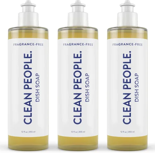 Miniatura 7 de THE CLEAN PEOPLE - Jabón líquido para platos - Ingredientes limpios y simples - Poder extra de fregado (aroma a cítricos y clavo) 12 fl oz