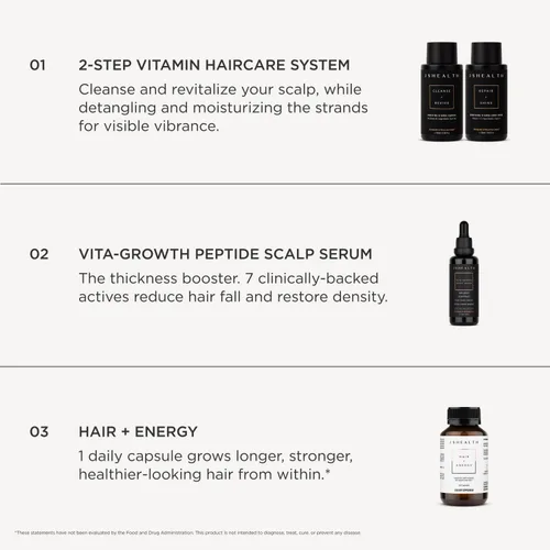 Miniatura 8 de JSHealth Vitamins Vita-Growth Suero para el cuero cabelludo para la densidad del cabello y vitalidad del cuero cabelludo - Suero para el cabello