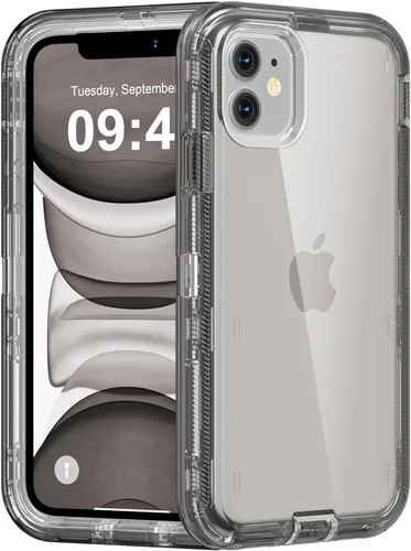 Miniatura 67 de Follaroma para iPhone 11, Funda Resistente a Prueba de Golpes, Protección Anti-Caída, Funda Protectora Transparente de Doble Capa Compatible