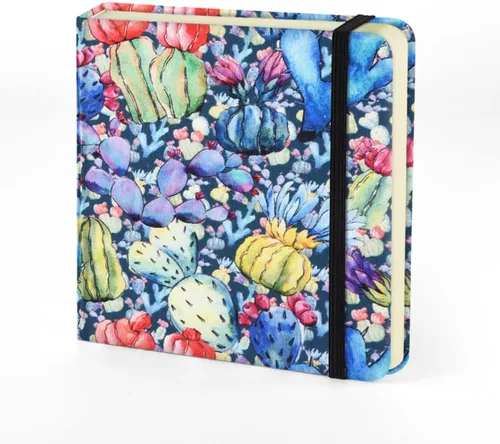 Miniatura 9 de Mifuner Cuadernos Mini de 5x5, 80gsm, Páginas en Blanco, Cuadernos de Bocetos, Diario de Viajes, Cuaderno de Bolsillo, Tapa Dura, Cuaderno