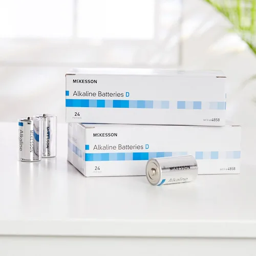Miniatura 6 de McKesson Baterías alcalinas, D - Ideal para dispositivos médicos, desechables, 1.5V, 24 unidades, 6 paquetes, 144 en total