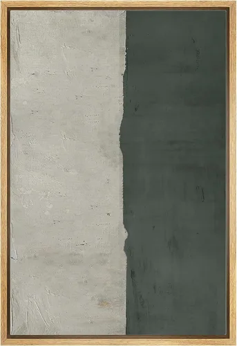 Miniatura 55 de SIGNWIN Lienzo enmarcado para pared, nubes blancas sobre el mar azul marino, pintura al óleo del océano costero, primer plano abstracto, moderno