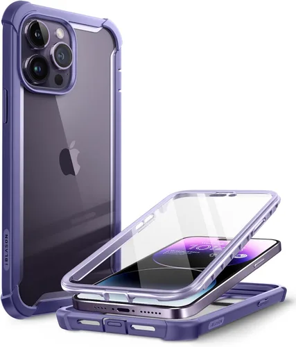 Miniatura 10 de i-Blason Ares - Funda diseñada para iPhone 14 Pro de 6.1 pulgadas (versión 2022), funda transparente resistente de doble capa con protector