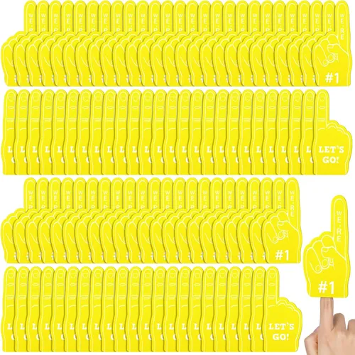 Miniatura 8 de 100 Pieces Mini Foam Finger Football Party Favors #1 Sports Fan Foam Finger Football Party Supply Basketball Baseball Soccer Sporting Events