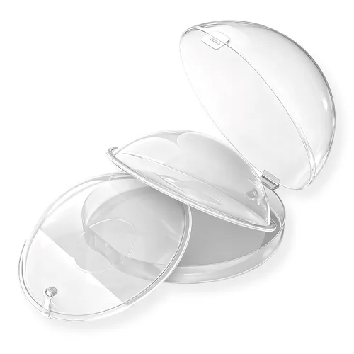 ¡Nuevo modelo with tapones! 2 unidades de conchas de pecho, recolector de leche, tazas de lactancia portátiles, protege los pezones doloridos para