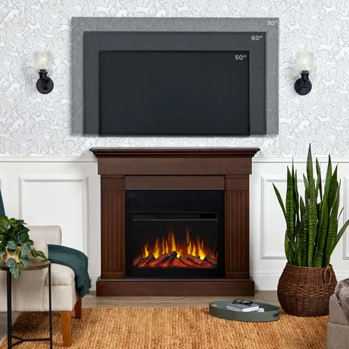 Miniatura 6 de Real Flame chimenea eléctrica (roble de castaña)
