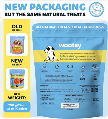 Miniatura 2 de Golosinas de pollo para perros, sin cuero crudo, aperitivos para perros de apoyo a la salud dental, pollo real, sin granos, bajas en calorías, alto