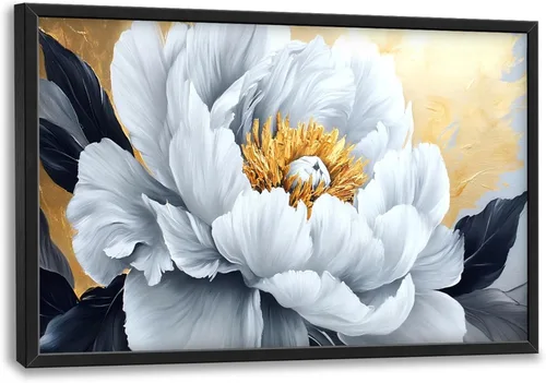 Miniatura 39 de Cuadros Grandes Enmarcados Arte de Pared para Sala de Estar, Lobos del Bosque Decoración de Pared de Gran Tamaño Lobo Animal Impresión en Lienzo