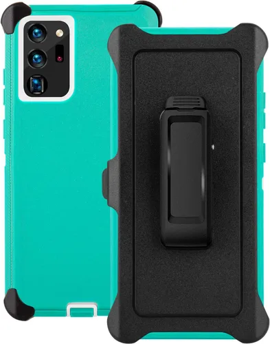 Miniatura 3 de Funda para Galaxy Note 20 con clip para cinturón, protección contra caídas, cuerpo completo, resistente, a prueba de golpes, caídas y polvo, funda