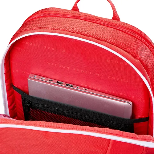 Miniatura 5 de WILSON Tour Padel Mochila - Capacidad para 1 pala de pádel, rojo/blanco
