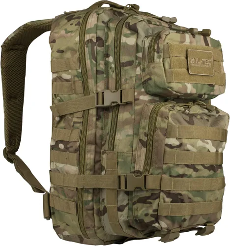 Miniatura 6 de Mochila Mil-Tec USA de asalto grande, capacidad 9.5 gal, militar, para exteriores, Marrón, talla única Coyote