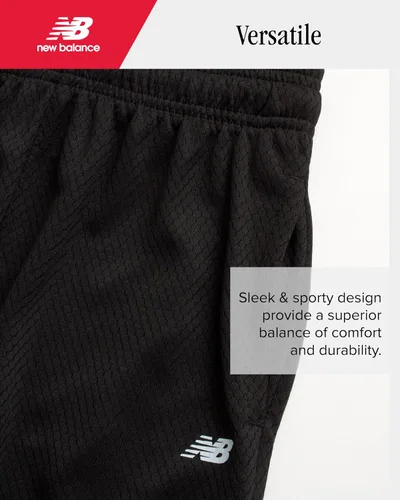 Miniatura 2 de New Balance Pantalones cortos deportivos para niños - Pantalones cortos de gimnasio de alto rendimiento con bolsillos - Pantalones cortos deportivos