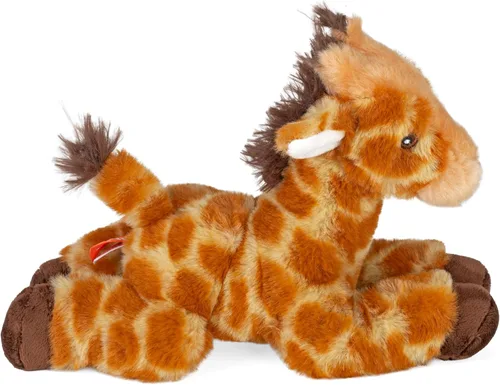 Miniatura 5 de Wild Republic EcoKins - Mini jirafa de peluche de 8 pulgadas, regalos ecológicos para niños, juguete de peluche, hecho a mano con 7 botellas de agua