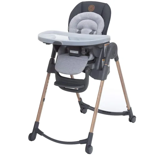 Miniatura 18 de Maxi-Cosi Minla - Silla alta 6 en 1 para bebés y niños pequeños, silla alta plegable portátil, tela EcoCare, 9 alturas, 5 reclinables, 4 posiciones