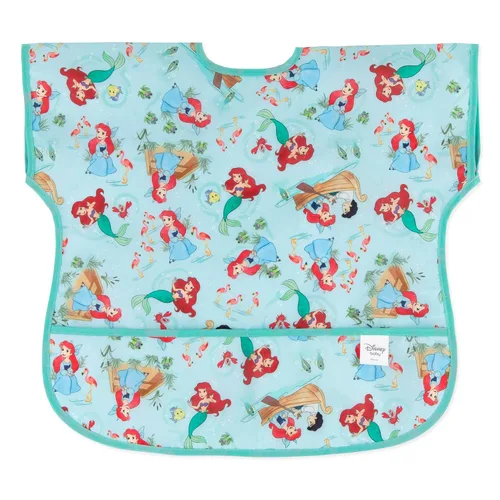 Miniatura 10 de Bumkins Disney - Babero de manga corta para niña o niño, niño pequeño y niños de 1 a 3 años, tamaño grande, imprescindible para niños pequeños