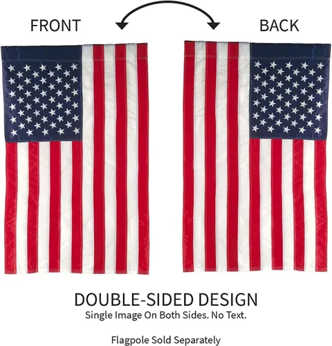 Miniatura 6 de Evergreen Enterprises EG11220 Bandera de los Estados Unidos de América para jardín. Bandera de jardín estadounidense de 12 x 18 pulgadas