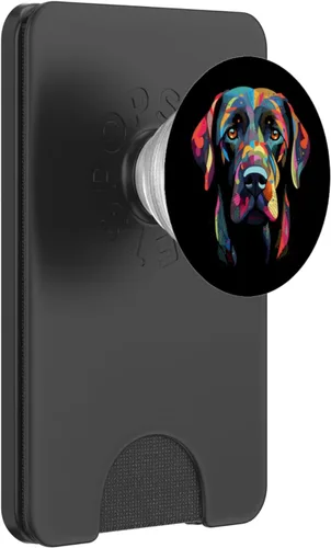 Miniatura 7 de Labrador Retriever - Cara de perro colorida divertida amante del laboratorio, PopSockets intercambiables PopGrip