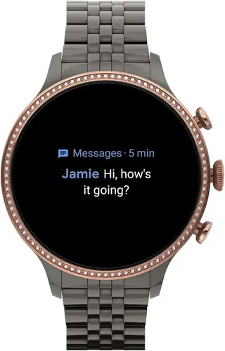 Miniatura 10 de Fossil - Reloj inteligente con pantalla táctil Gen 6 con altavoz para mujer medición de frecuencia cardíaca oxígeno en sangre GPS pagos sin contacto