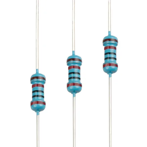 Miniatura 69 de 100pcs 1 ohm Resistor 1/4w (0.25 W) Resistencia fija de película metálica de tolerancia ±1%, múltiples valores de resistencia opcional